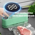 thumbnail image 6 of Easilyous Vacuum Sealer, Easilyus Mini Cordless Vacuum Sealer, 3 in 1 Cordless Rechargeable Food Sealer,Handheld VacuumS Sealer for Food Preservation,Inflation Pump for Balls (Green), 6 of 9