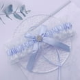 thumbnail image 6 of Fashion Bowknot  Bride Souvenirs Leg Ring Women Thigh Garter Wedding Lace Garter Bridal Lace Garter WHITE, 6 of 8