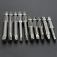 thumbnail image 2 of 10Pcs Sq1-Sq5 Square Head Screwdriver Bits Set Hex Shank Magnetic Screwdriver, 2 of 7