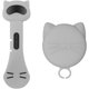 thumbnail image 2 of Cuchara para latas de comida para mascotas, cucharas para mezclar comida para mascotas, cuchara enlatada para perros y gatos, tamaño Universal que se adapta a latas de tamaño estándar (gris), 2 of 3