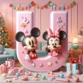 thumbnail image 2 of 5D DIY Mickey Letra U Artesanal 30x30cm, 2 of 9