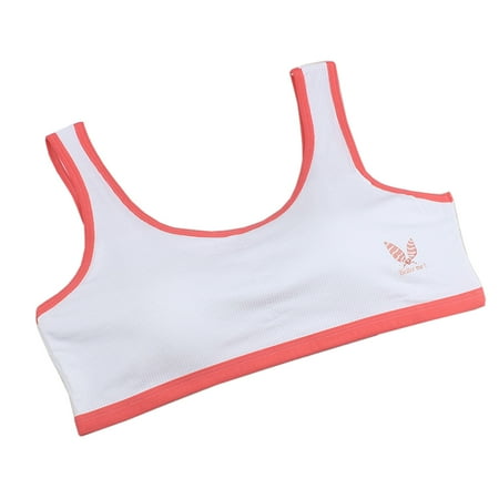 

XINYTEC Teenage Girl Training Bra With Chest Pad Adolescente Sports Bra Tops For Teens C