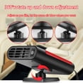 thumbnail image 6 of Portable Car Heater, 12V 150W Portable Windshield Car Heater & Cooling Fan, Gray, 6 of 11