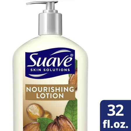 (2 pieces)Suave Skin Solutions Nourishing Body Lotion with Cocoa Butter and Shea  All Skin Types  32 oz