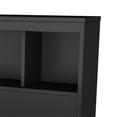 thumbnail image 2 of Pemberly Row Contemporary Wood Twin Bookcase Headboard in Black, 2 of 4
