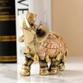 thumbnail image 4 of Auspicious Antique Elephant Statue Wealth Statue Birthday Gift Home Decor Elephant Statue, 4 of 9