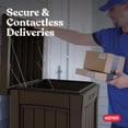 thumbnail image 6 of Keter Brown Package Delivery Box for Porch with Lockable Secure Storage Compartment, 6 of 16