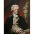 thumbnail image 2 of Mather Brown 20x24 Black Ornate Framed Double Matted Museum Art Print Titled: Thomas Jefferson, 2 of 5