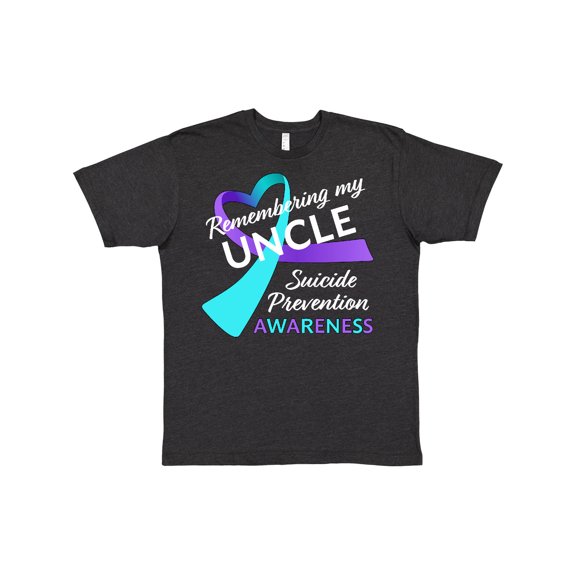 Inktastic Remembering My Uncle- Suicide Prevention Awareness T-Shirt