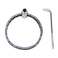 thumbnail image 3 of Llave de filtro de aceite de cadena Herramientas prácticas de accesorios de tubería Herramienta de reparación ajustable 52 Sección de la barra de curvatura, 3 of 8