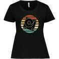 thumbnail image 3 of Inktastic Turn Table Record Player Retro Women's Plus Size T-Shirt, 3 of 5
