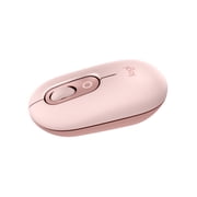 Logitech POP Mouse, Compact and Portable Wireless Bluetooth Mouse With Programmable Buttons, Rose