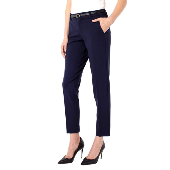 Pantalones Liverpool Kelsey Super Stretch Ponte Azul Cadete Talle 8