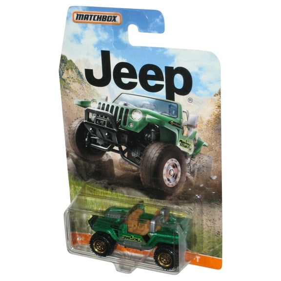 Matchbox Jeep Hurricane Concept (2014) Mattel Green Toy Vehicle