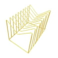 thumbnail image 3 of Organizador de archivos para escritorio, revistero, estantería de escritorio para oficina y hogar. Oro, 3 of 9