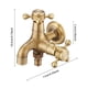 thumbnail image 4 of Grifo montado en la pared Grifo de agua de latón Cocina vintage Baño (Doble uso) Likrtyny Libre de BPA, 4 of 4