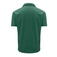 thumbnail image 3 of S-5X Big & Tall Corduroy-Tshirts Shirts for Men Plus Size Short Sleeve T-Shirts with Button Mock Neck Pullover Solid Color Hiking Workout Tees Tops, 3 of 6
