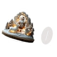 thumbnail image 2 of Adorno acrílico bidimensional, letrero, regalo, objeto de colección, artesanía, obra de arte, placa navideña, decoración de mesa, centro de mesa, mueb Papá Noel, 2 of 8