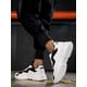 thumbnail image 3 of Men Minimalist Lace-up Front Sneakers, Sporty Outdoor Fabric Chunky Sneakers, 3 of 4
