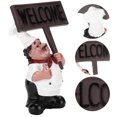 thumbnail image 3 of Resin Chef Statue, Kitchen Decor Home Decoration Top Chef Figurine Collectible Chef Sculpture Decoration Durable  for Restaurant for Home Kitchen, 3 of 8