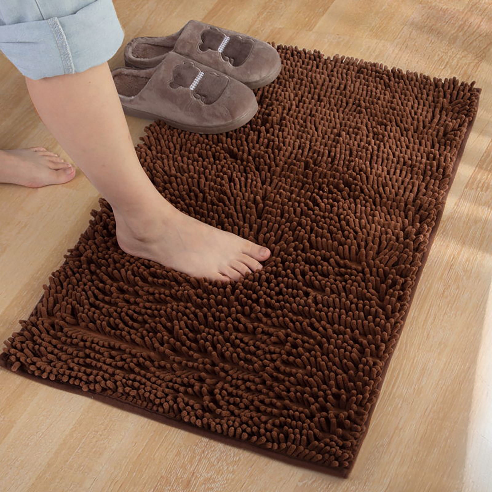 VOSS Indoor & Outdoor Door Mat Low Profile Resist Dirt Rug Durable and