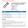 thumbnail image 2 of Inner Tie Rod End Set - Compatible with 2013 - 2014 Hyundai Elantra Coupe, 2 of 2