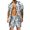 White, variant on Vedolay Mens Short Set Men Summer Casual Short Sets Lace Short Sleeve Shirt Elastic Waist Shorts 2 Piece Outfits,Army Green L