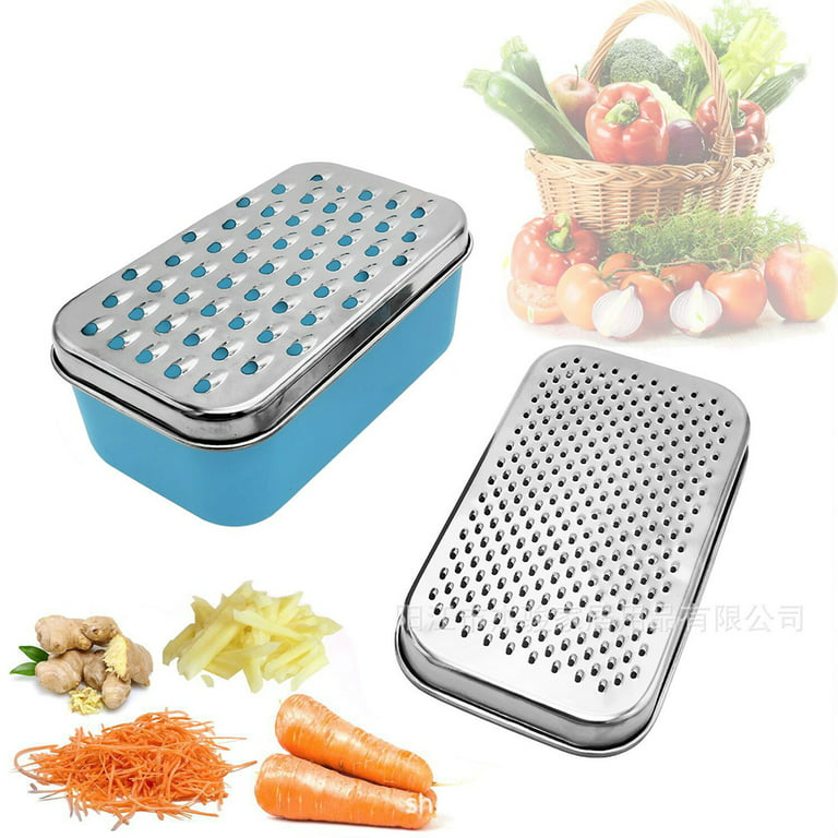 Cheese Graterwith Food Saver Container & Lid Fruit Vegetable