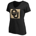 thumbnail image 2 of Women's Black Oklahoma Sooners OHT Eagle V-Neck T-Shirt, 2 of 3