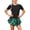 czb# Black345, variant on Baby Girls Two Piece Swimsuit Summer Fashionable Cozy Bikini Sets Short Sleeve Crewneck Solid Color Crop Top High Waist Skirts Swimwear Cute Beach Pool Swimming Bathing Suit,Green,13-14 Years