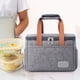 thumbnail image 5 of Bolsa de almuerzo aislada Nikou impermeable gran capacidad color gris, 5 of 13