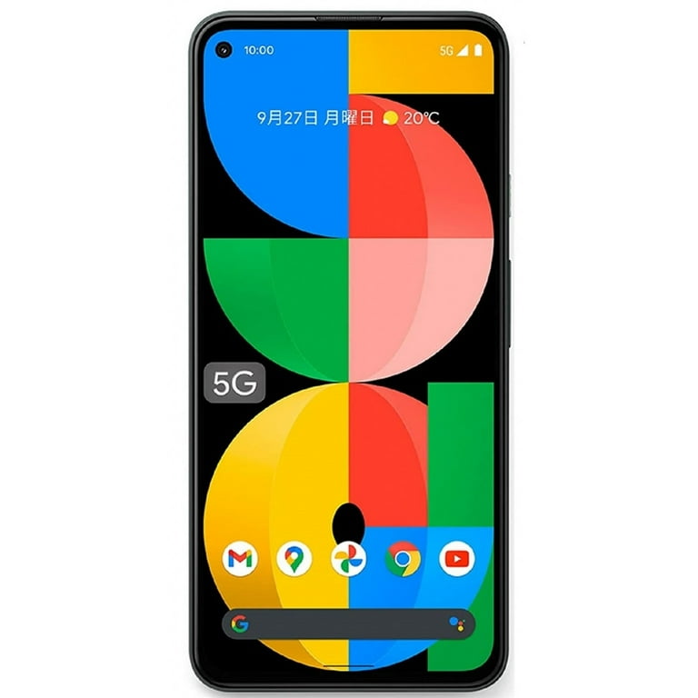 Google Pixel 5A 5G 128GB Factory Unlocked 6.34 in 6GB RAM Phone - Mostly  Black