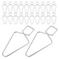 thumbnail image 4 of WEUVEB Steel Ceiling Hooks, Easy Install for Home Decor, Silver, 30Pcs, 4 of 9