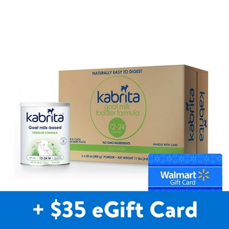 [$35 Savings] Buy a 6-Count Case of Kabrita Goat Milk Formula, Get a Free $35 eGift Card