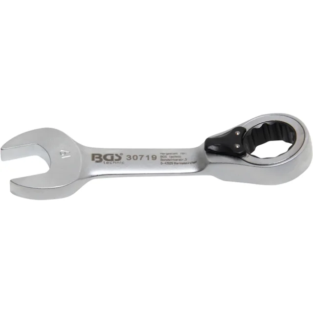 LLAVE COMBINADA CON MATRACA | CORTA | 16 MM | BGS 30716