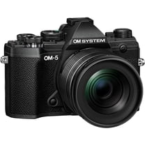 Olympus OM SYSTEM OM5 20.4 Megapixel Mirrorless Camera with Lens, Black