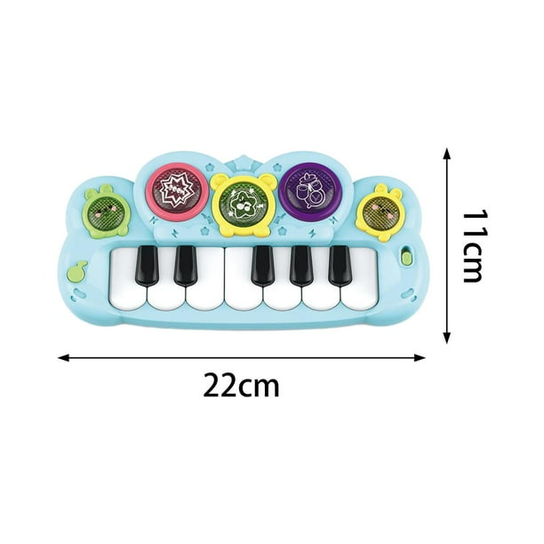 Juguetes de piano para bebés, Teclado de piano, Juguetes para niños  pequeños, Juguetes musicales para niños, Música luminosa, Juguetes para  bebés para