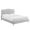thumbnail image 2 of Modway Amber King Platform Bed in Light Gray, 2 of 10