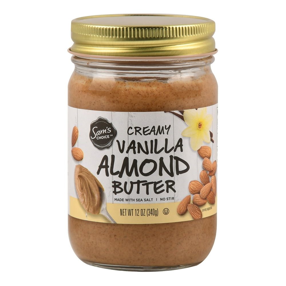 Sam's Choice Creamy Almond Butter, Vanilla, 12 oz
