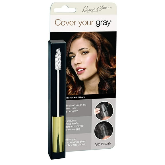 Cover Your Gray Brush In Mascara Wand Hair Touch Up Black 0.25 Oz