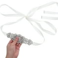 thumbnail image 5 of OULII Bridal Rhinestone Belt Dazzling Design for Weddings and Parties 2Pcs, 5 of 8