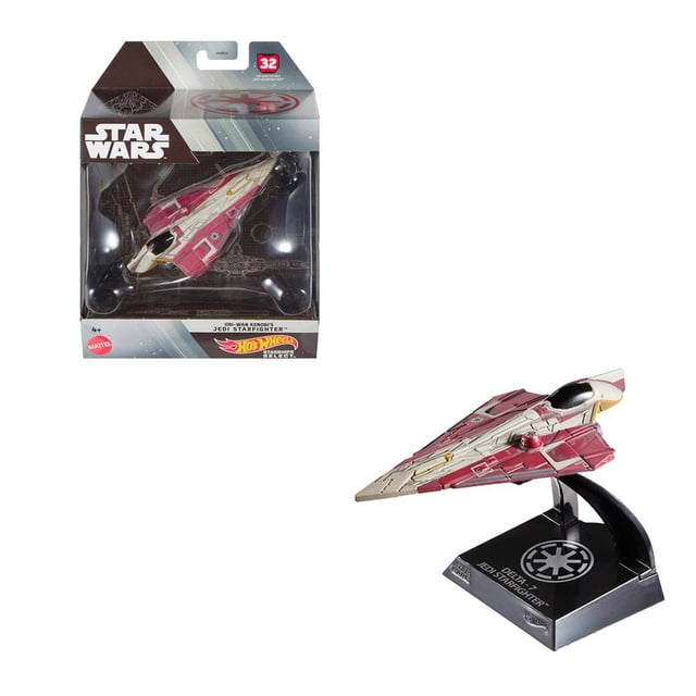 Vehículo de Colección Mattel Hot Wheels Star Wars Jedi Starfighter