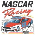 thumbnail image 2 of Womens NASCAR Racing Car 53 Retro Grid T Shirt, 2 of 5