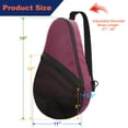 thumbnail image 2 of Bolsa de almacenamiento para raquetas de pádel Cosmos, color burdeos, 2 of 7