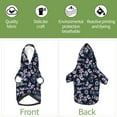 thumbnail image 6 of Honeii Love Butterflies Print Small Dog Hoodies Pet Hooded Sweatshirts Fall Winter Puppy Cat Sweaters Warm Clothes for Small Dogs Outfits Costume-X-Small, 6 of 7