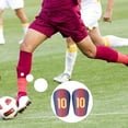 thumbnail image 2 of Espinilleras Fútbol Con Número Protectores Pantorrilla para Adultos Protectores Antideportivos Tipo Inserto Engrosados ​​(código S No. 10 Azul/rojo Largo 10 Cm Ancho 6 Cm), 2 of 9