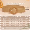 thumbnail image 6 of WHIPPY Women Straw Woven Stretch Belt for Dresses Pants Ladies Braided Elastic Belts, 6 of 6