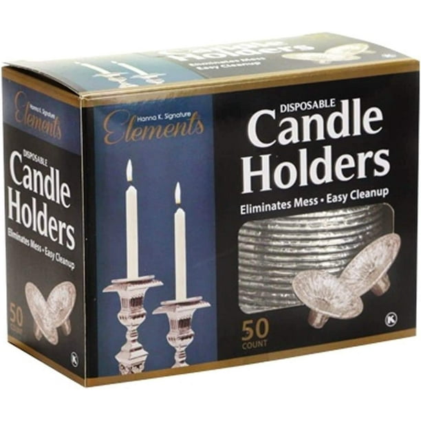 Disposable Aluminum Candle HoldersHeavy Duty Aluminum Protector, Drip