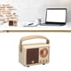 thumbnail image 3 of Altavoz Retro Con Chip Hifi, Sonido Estéreo de 360 Grados, Altavoz Vintage Portátil para El Hogar al Aire Libre, Rápido, Bajo Consumo de Energía, 3 of 7