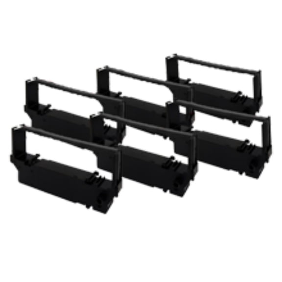 Star RC700BK (13mm width) Ribbons 6-PACK Black